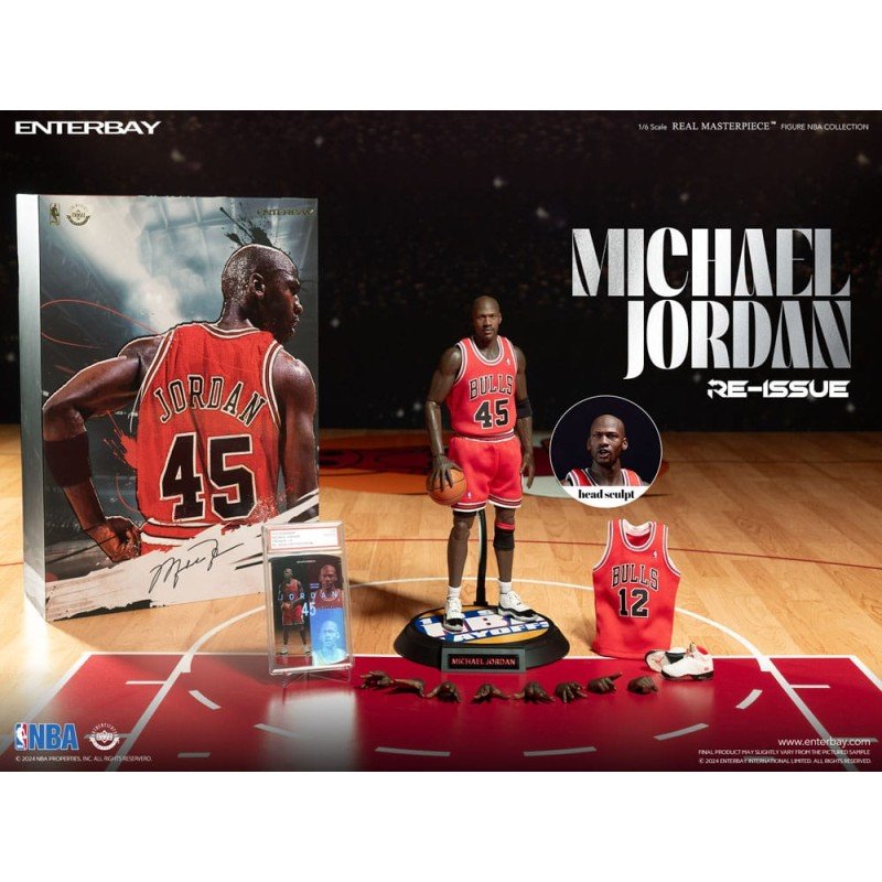 NBA Collection figurine Real Masterpiece 1/6 Michael Jordan I'm Back Edition Limited 30 cm | 4897020219231