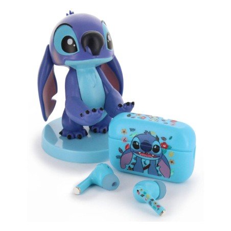 Lilo & Stitch Mini Stand Holdems & Draadloze Koptelefoon Stitch & TWS Buds Design 2 10cm | 5060525897245