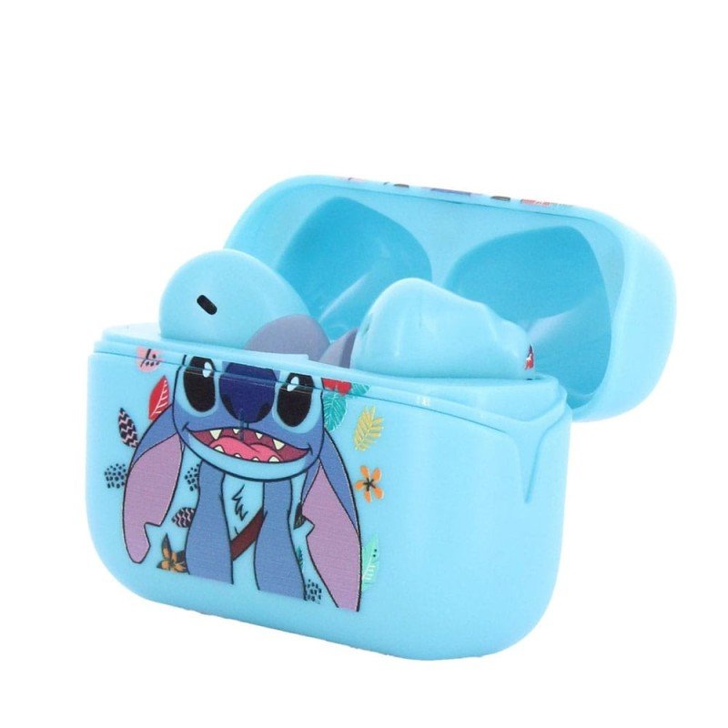 Lilo & Stitch Mini Stand Holdems & Draadloze Koptelefoon Stitch & TWS Buds Design 2 10cm | 5060525897245