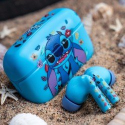Lilo & Stitch Mini Stand Holdems & Draadloze Koptelefoon Stitch & TWS Buds Design 2 10cm | 5060525897245