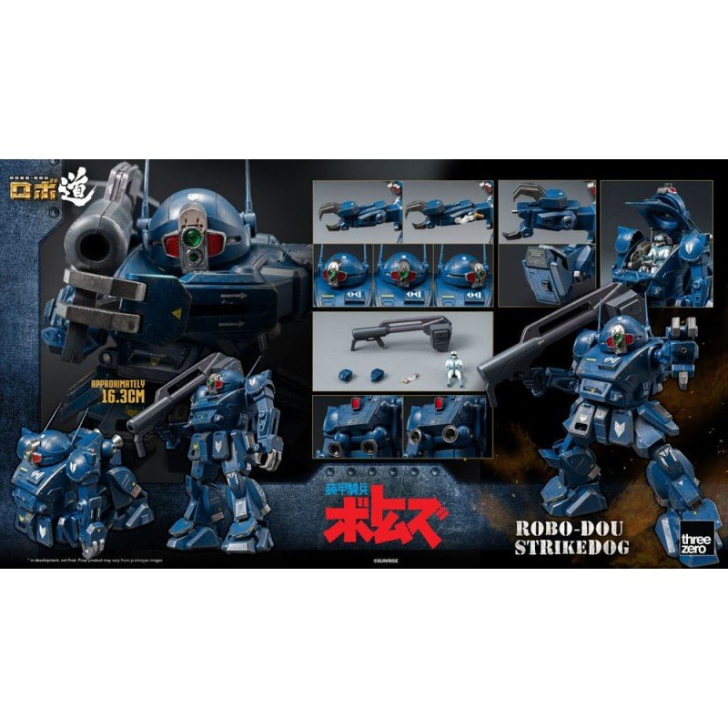 Armored Trooper Votoms Robo-Dou Action Figure Strikedog 16 cm | 4895250818163