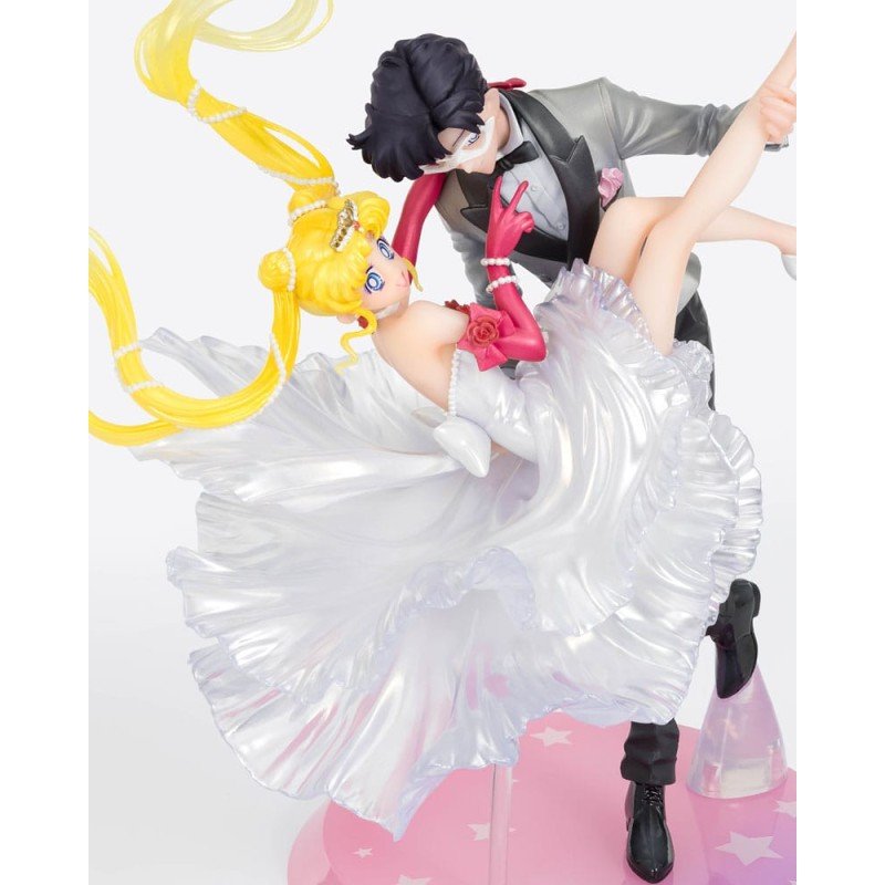 Sailor Moon FiguartsZERO Chouette PVC Statue Usagi & Tuxedo Mask Moonlight Glow Edition 24 cm | 4573102686558