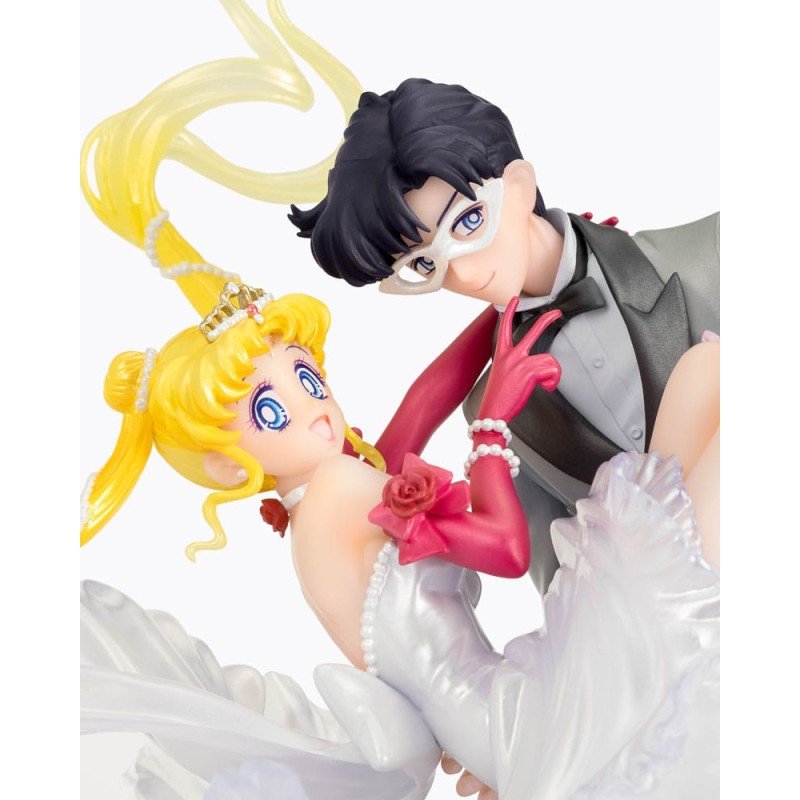 Sailor Moon FiguartsZERO Chouette PVC Statue Usagi & Tuxedo Mask Moonlight Glow Edition 24 cm | 4573102686558