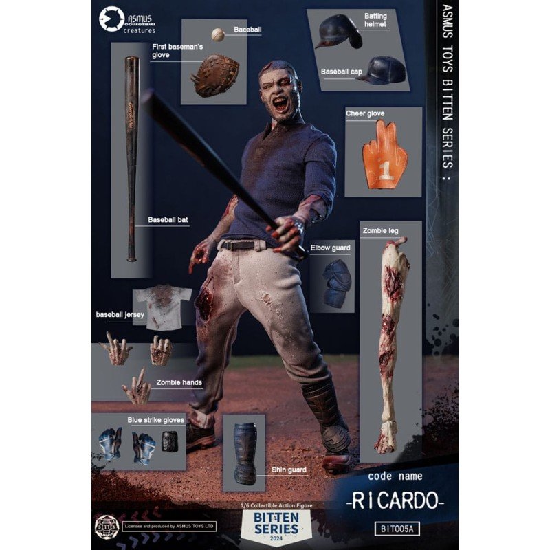 Bitten figurine 1/6 Ricardo 28 cm | 4713294721334