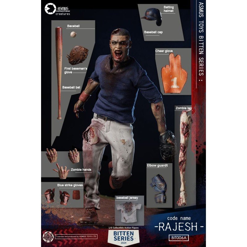 Bitten Action Figure 1/6 Rajesh 28 cm | 4713294721341
