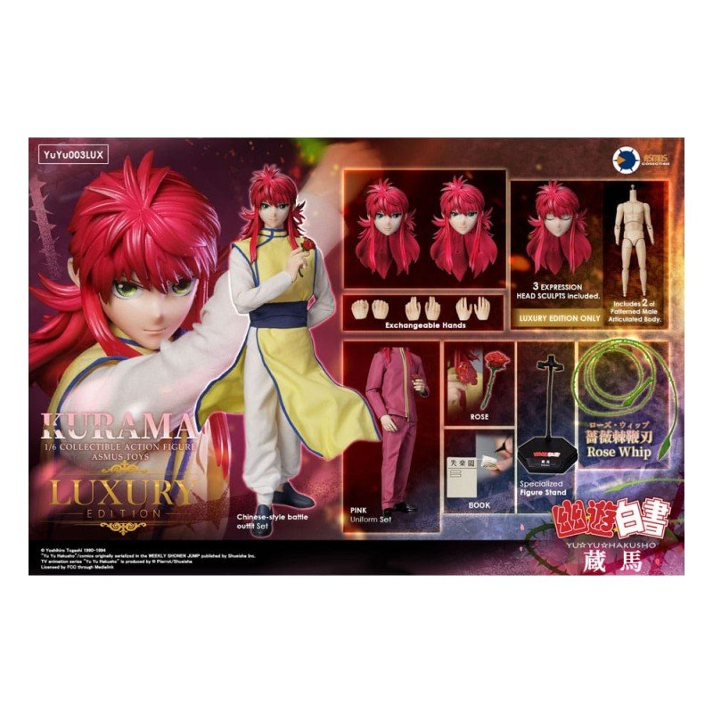 Yu Yu Hakusho figurine 1/6 Kurama (Luxury Edition) 30 cm | 4713294721433