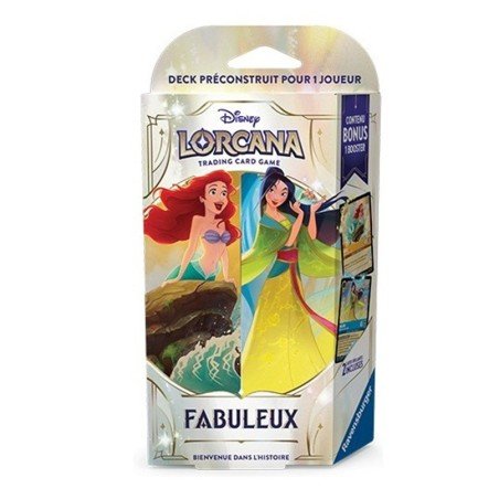 Disney Lorcana - Fabuleux (Chapitre 9) - Deck de Démarrage (Ariel & Mulan) - FR | 4050368986054