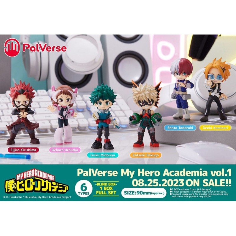 My Hero Academia Assorted PVC Figurines PalVerse Vol. 1 9 cm (6) | 4571598659162