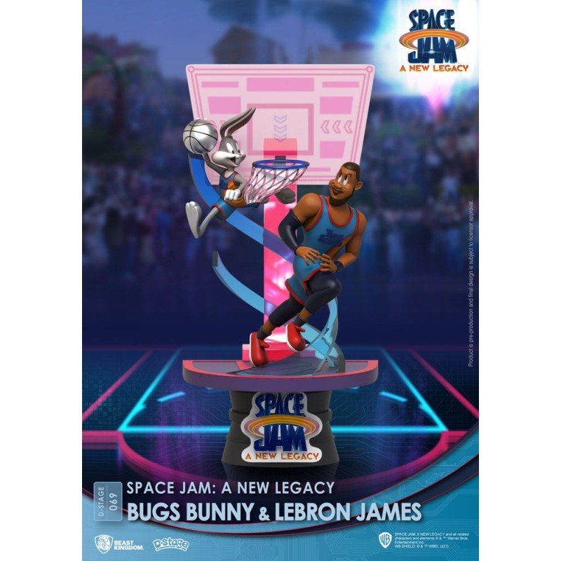 Space Jam: Een Nieuw Legacy diorama PVC D-Stage Bugs Bunny & Lebron James Nieuwe Versie 15 cm | 4711061157959