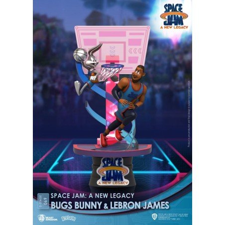 Space Jam: Een Nieuw Legacy diorama PVC D-Stage Bugs Bunny & Lebron James Nieuwe Versie 15 cm | 4711061157959