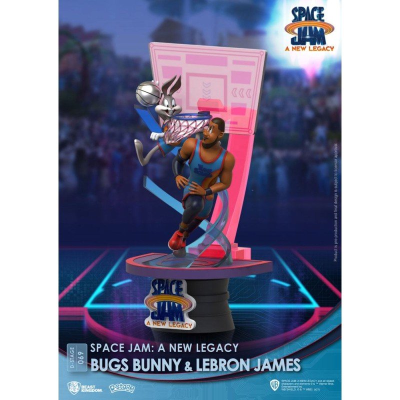 Space Jam: Een Nieuw Legacy diorama PVC D-Stage Bugs Bunny & Lebron James Nieuwe Versie 15 cm | 4711061157959
