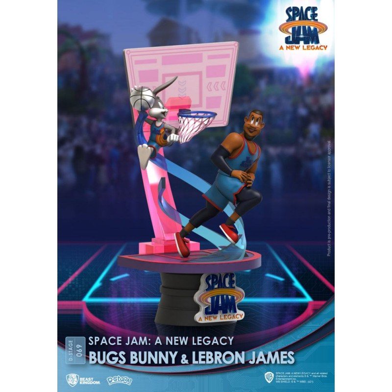 Space Jam: Een Nieuw Legacy diorama PVC D-Stage Bugs Bunny & Lebron James Nieuwe Versie 15 cm | 4711061157959