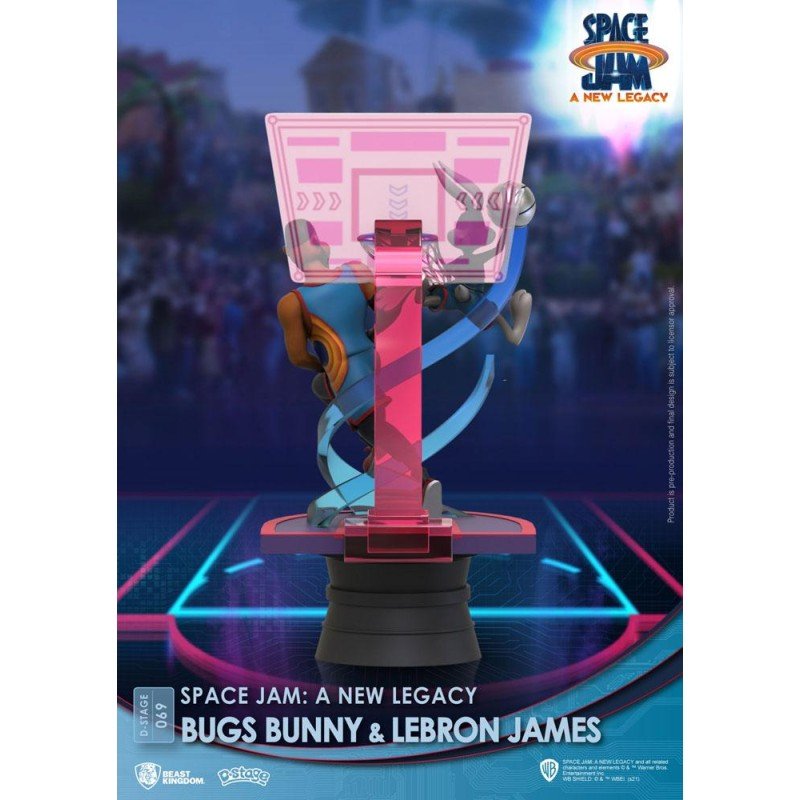 Space Jam: Een Nieuw Legacy diorama PVC D-Stage Bugs Bunny & Lebron James Nieuwe Versie 15 cm | 4711061157959