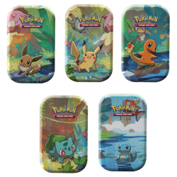 Pokémon - Kanto Friendships - Art Set 5 Mini Tins FR
