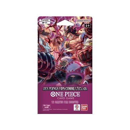 One Piece Card Game - Des poings vifs comme l'éclair (OP-11) - Booster Blister (1 Booster) - FR | 4582769796364