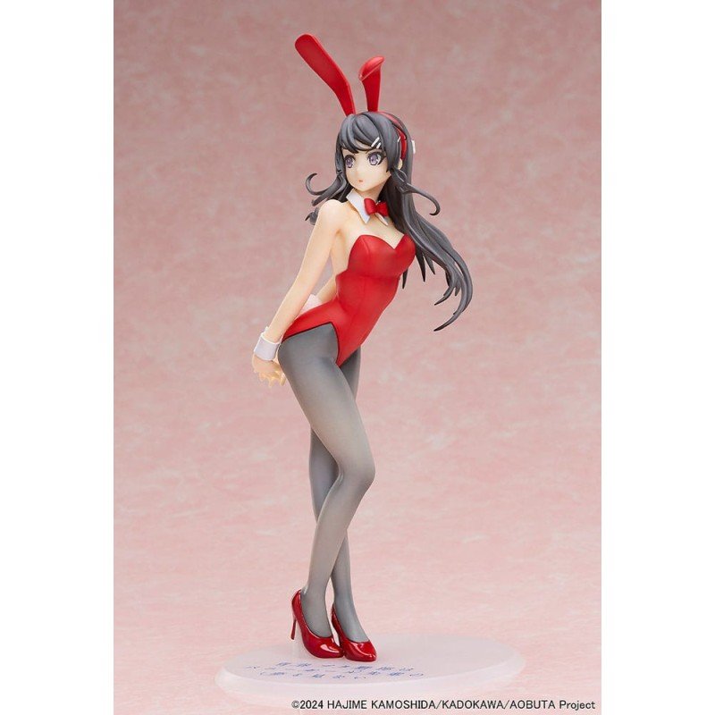 Rascal Does Not Dream of Bunny Girl Senpai statuette 1/7 Mai Sakurajima Red Bunny Girl Ver. 27 cm | 4534530968937