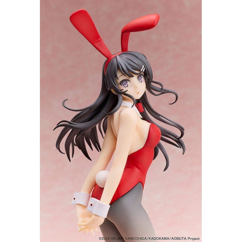 Rascal Does Not Dream of Bunny Girl Senpai statuette 1/7 Mai Sakurajima Red Bunny Girl Ver. 27 cm | 4534530968937