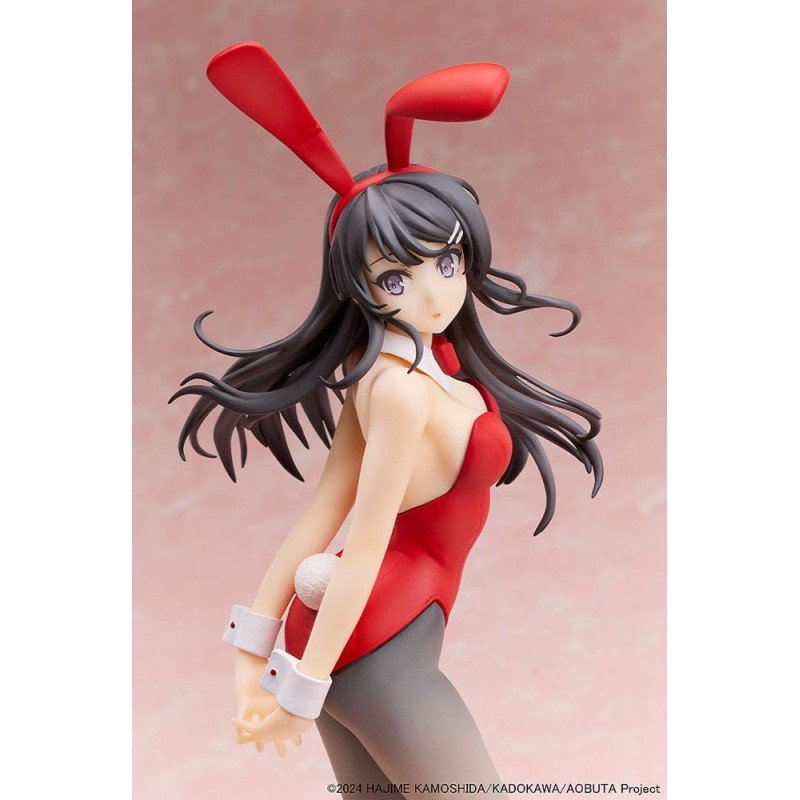Rascal Does Not Dream of Bunny Girl Senpai statuette 1/7 Mai Sakurajima Red Bunny Girl Ver. 27 cm | 4534530968937