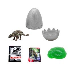 Jurassic World Rebirth Pop N Lock Breach Blind Box Captivz Build n Battle Dinos Display (12) | 0840148215337