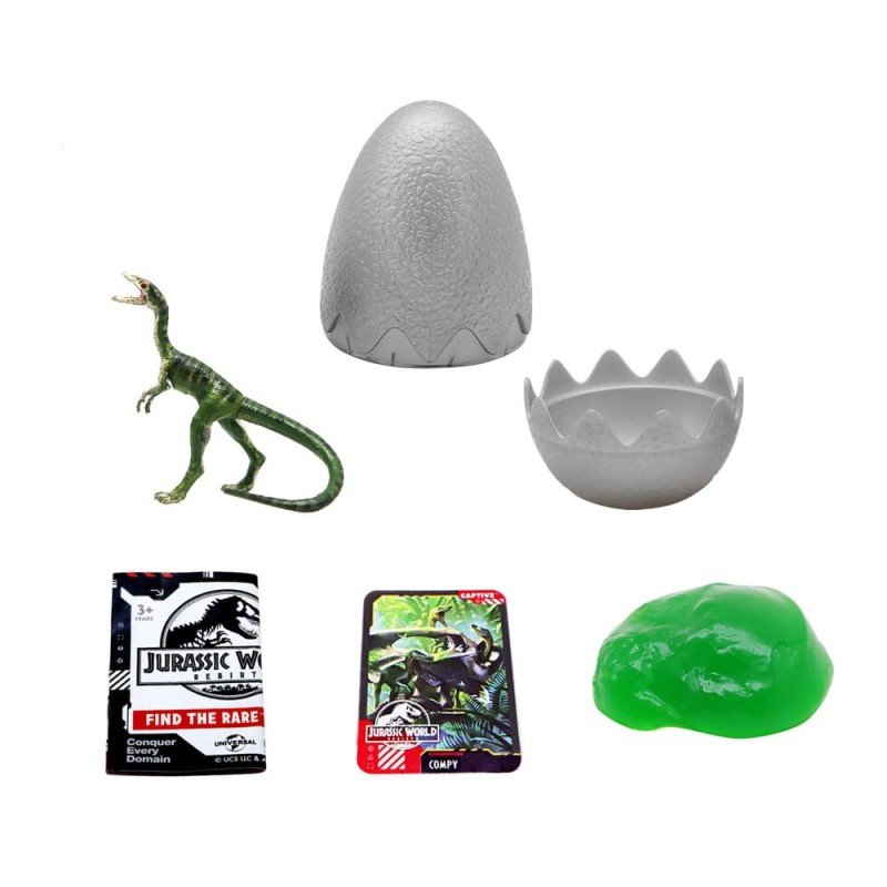 Jurassic World Rebirth Pop N Lock Breach Blind Box Captivz Build n Battle Dinos Display (12) | 0840148215337