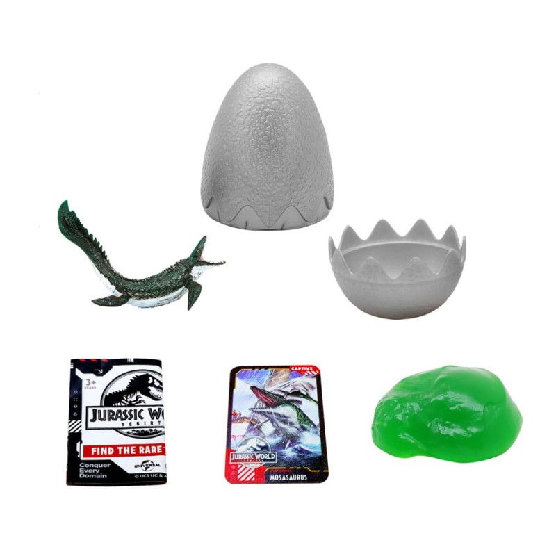 Jurassic World Rebirth Pop N Lock Breach Blind Box Captivz Build n Battle Dinos Display (12) | 0840148215337