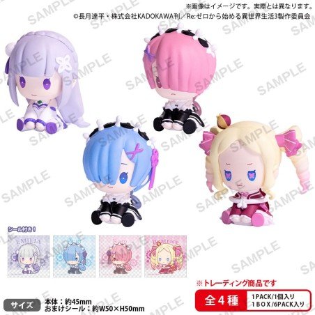 Re:ZERO -Starting Life in Another World assortiment figurines PVC Petatto Clockwork Mascot Box Ver. 5 cm (6) | 4570194420220