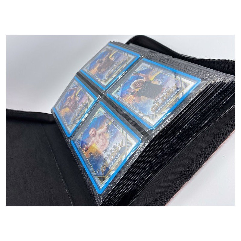Tyranobox - Binder Top Loader - 2 x 2 (128 cartes) - Bleu Turquoise | 3760385120591