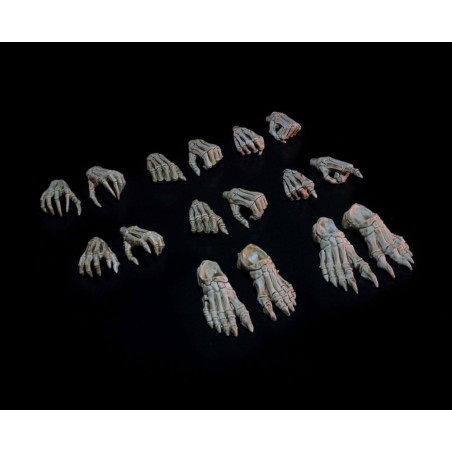 Mythic Legions: Necronominus accessoires pour figurines Skeletons of Necronominus Hands/Feet Pack | 0658580362270