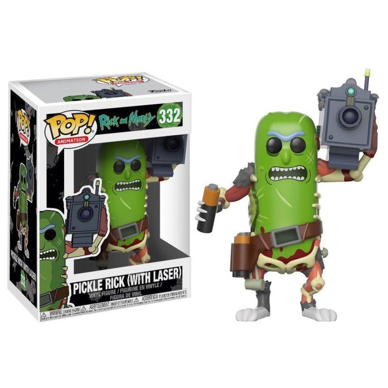 Rick et Morty Figurine POP! Animation Vinyl Pickle Rick with Laser 9 cm | 0889698278621