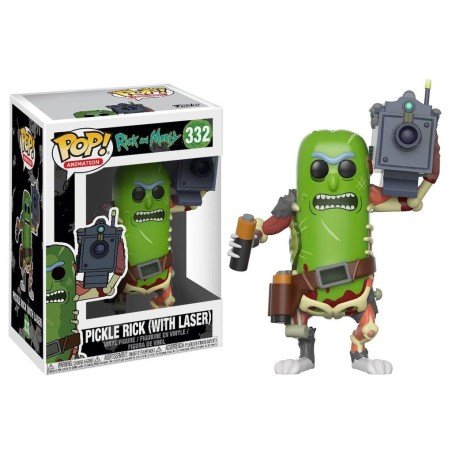 Rick et Morty Figurine POP! Animation Vinyl Pickle Rick with Laser 9 cm | 0889698278621
