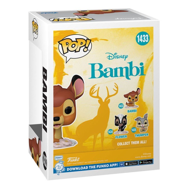 Bambi 80th Anniversary POP! Disney Vinyl figurine Bambi 9 cm | 0889698656641