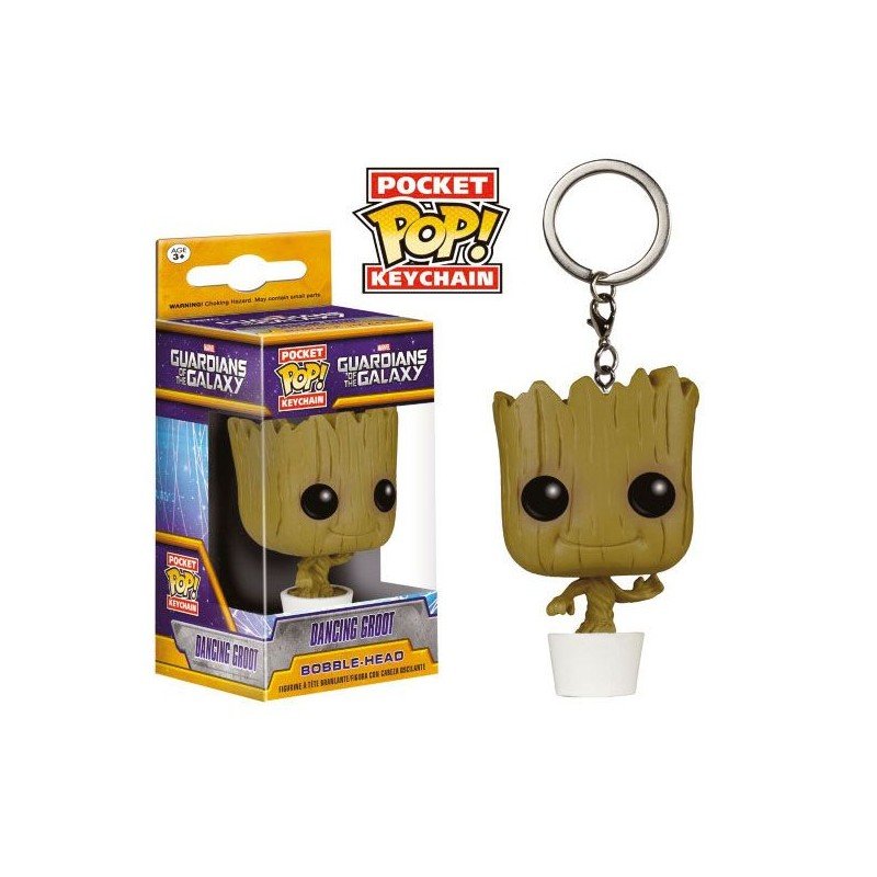 Les Gardiens de la Galaxie porte-clés Pocket POP! Vinyl Dancing Groot 4 cm | 0849803067151