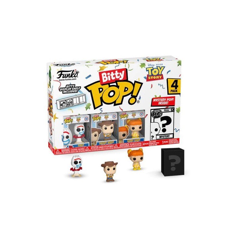 Toy Story pack 4 figurines Bitty POP! Vinyl Forky 2,5 cm | 0889698730402
