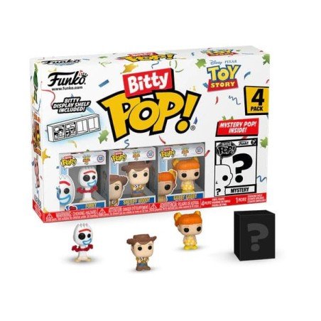 Toy Story pack 4 figurines Bitty POP! Vinyl Forky 2,5 cm | 0889698730402