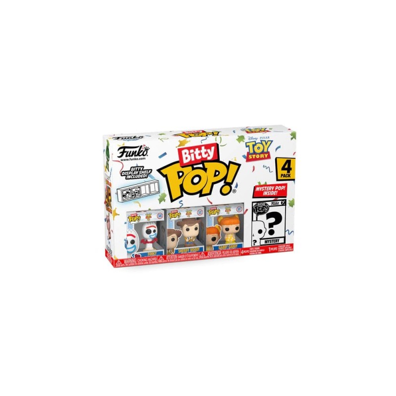 Toy Story pack 4 figurines Bitty POP! Vinyl Forky 2,5 cm | 0889698730402