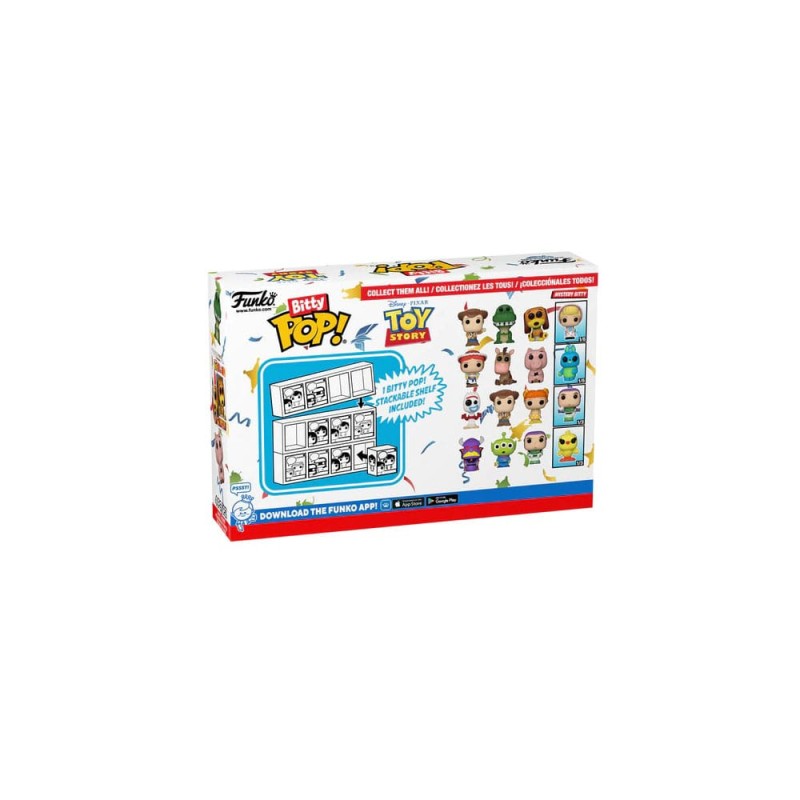 Toy Story pack 4 figurines Bitty POP! Vinyl Forky 2,5 cm | 0889698730402