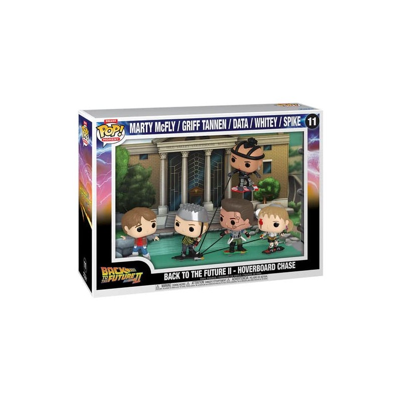 Retour vers le futur pack 5 POP Moments Deluxe Vinyl figurines Hoverboard | 0889698765633