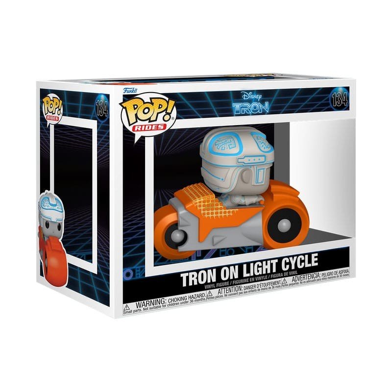 Tron(1982) POP! Rides Deluxe Vinyl figurine Tron w/Cycle 9 cm | 0889698802062