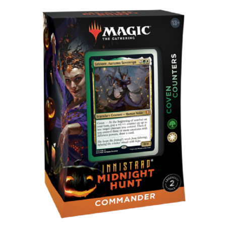 MTG - Innistrad: Midnight Hunt Commander Deck ( Coven Counters ) TCG : Magic: The Gathering MTG - Innistrad: Midnight Hunt Commander Deck ( Coven Counters ) TCG : Magic: The Gathering