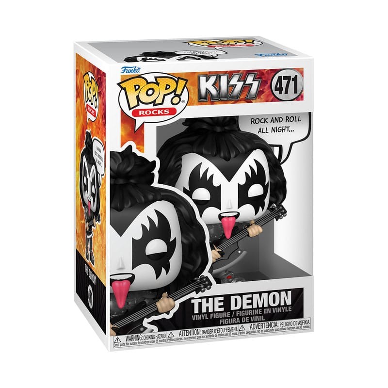KISS POP! Sayings Vinyl figurine The Demon(R&R All Night) 9 cm | 0889698841245