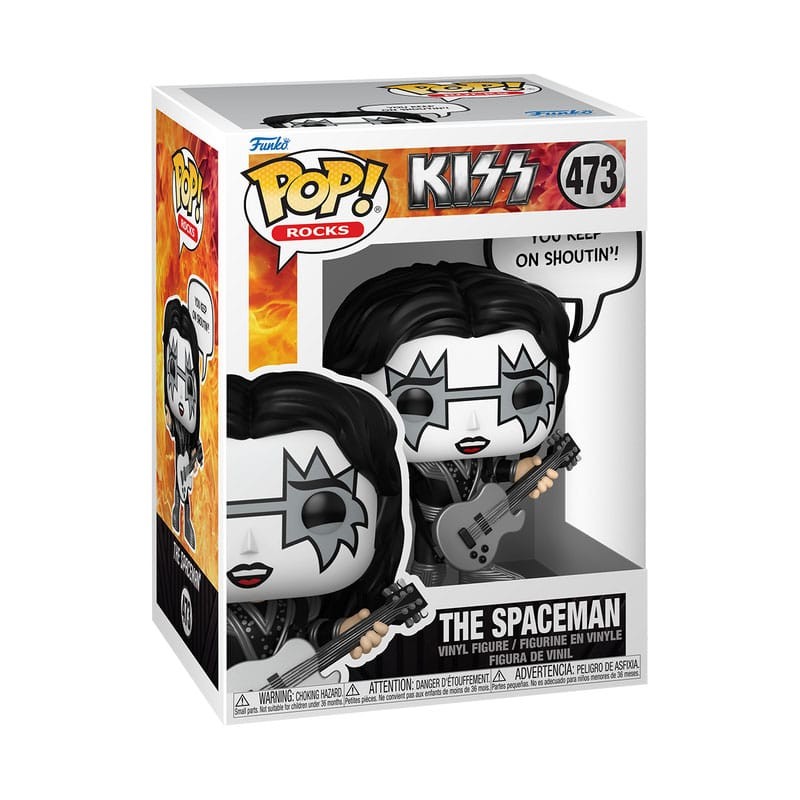 KISS POP! Sayings Vinyl figurine The Spaceman(R&R All Night) 9 cm | 0889698841252
