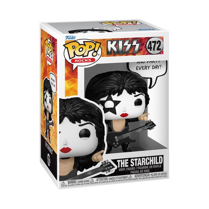 KISS POP! Sayings Vinyl figurine The Starchild(R&R All Night) 9 cm | 0889698841269