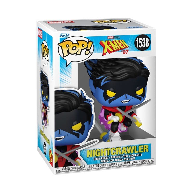 X-Men '97 POP! Marvel Vinyl Figure Nightcrawler 9 cm | 0889698862400