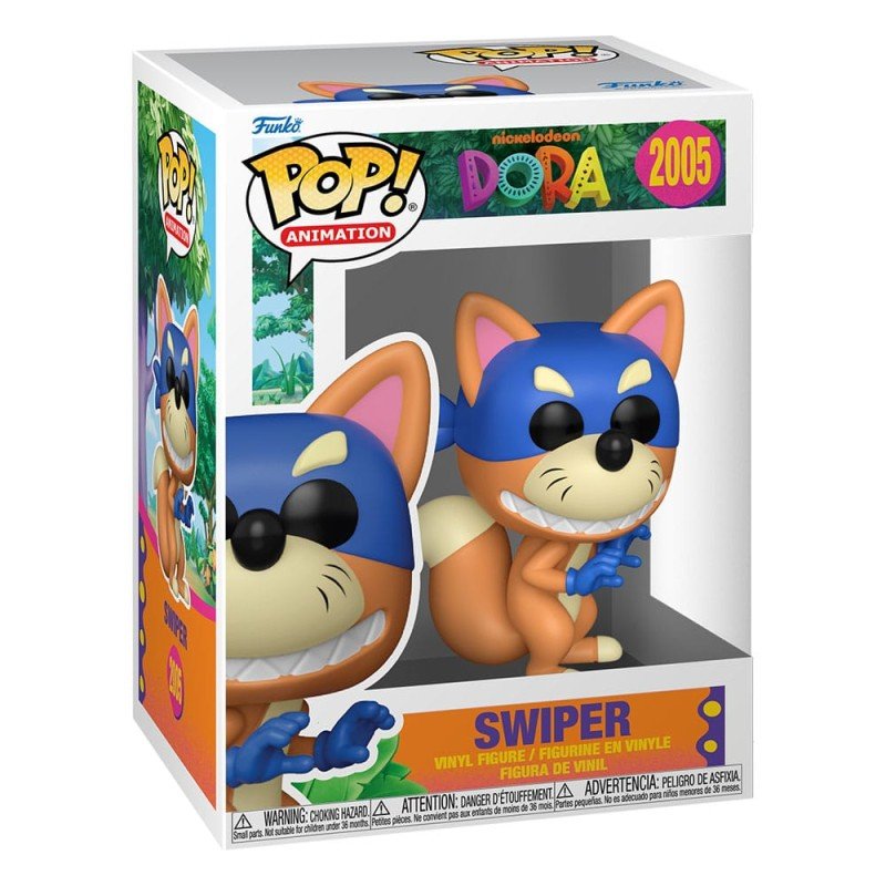 Dora l´exploratrice Figurine POP! Animation Vinyl Swiper 9 cm | 0889698862806