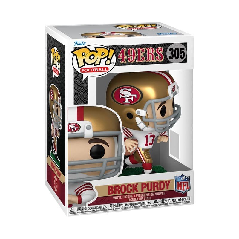 NFL: Legends POP! Sports Vinyl figurine 49ers- Brock Purdy 9 cm | 0889698863216
