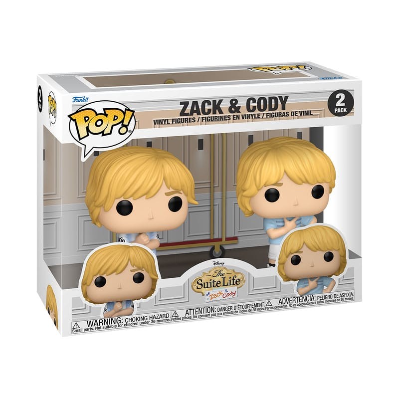La Vie de palace de Zack et Cody pack 2 POP! Television Vinyl figurines Zack & Cody 9 cm | 0889698863391