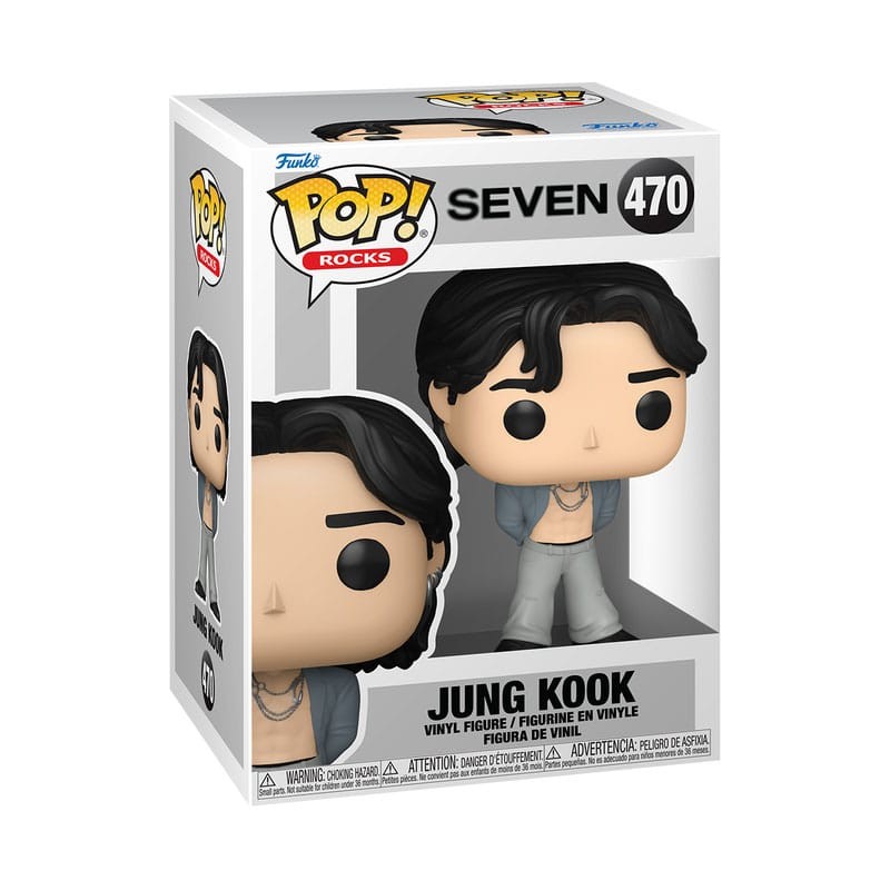 BTS Solo POP! Rocks Vinyl Figurine Jung Kook (Seven) 9 cm | 0889698863452