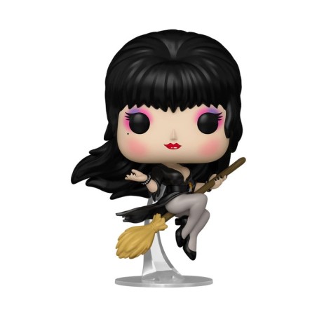 Elvira POP! Icons Vinyl Figurine Elvira Broom 9 cm | 0889698864404