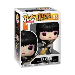 Elvira POP! Icons Vinyl Figurine Elvira Broom 9 cm | 0889698864404