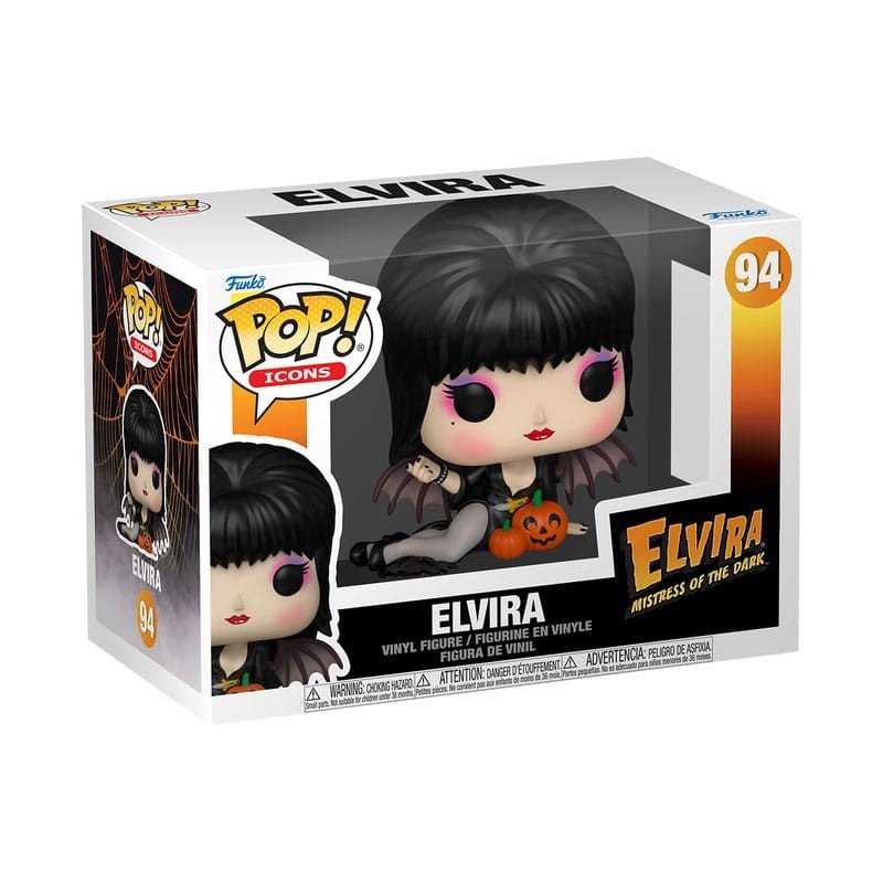 Elvira POP! Icons Vinyl Figurine Elvira Pumpkins 9 cm | 0889698864411